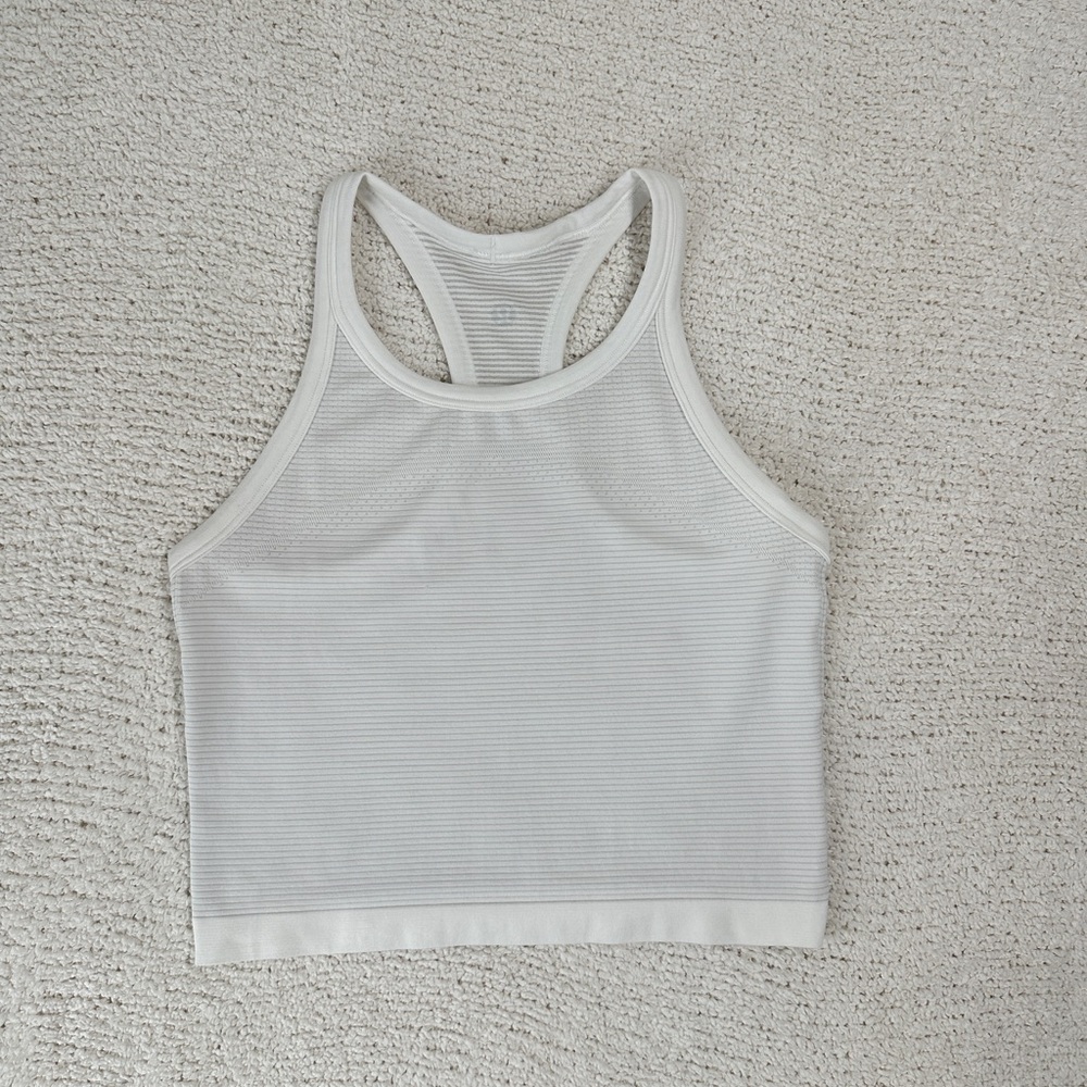 Lululemon Swiftly Tech Cropped Racerback Tank Top 2.0